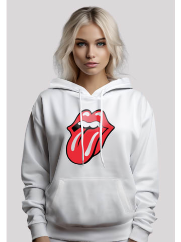 F4NT4STIC Hoodie The Rolling Stones Classic Zunge Rock Musik Band in weiß