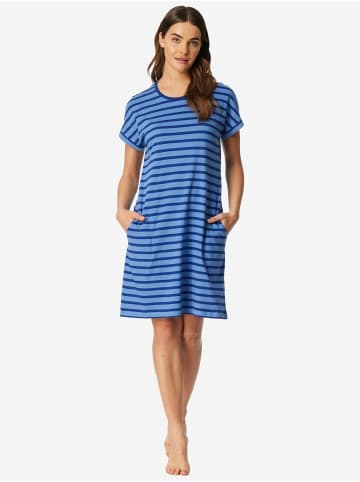 Schiesser Nachthemd Casual Essentials in royal