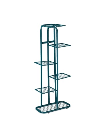 relaxdays Blumentreppe in Grün - (B)44 x (H)107 x (T)24 cm