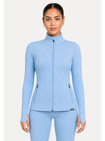 SMILODOX LEO Jacke Velvara in Hellblau Leo