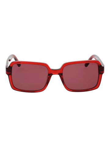 GCDS Damen Sonnenbrillen Quadrat Rot