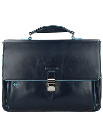 Piquadro Blue Square Aktentasche II Leder 40 cm Laptopfach in nachtblau