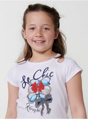 KOROSHI Top Mädchen in weiß