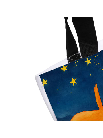 Mr. & Mrs. Panda Tasche Fuchs Sterne Design mit Spruch in Weiß
