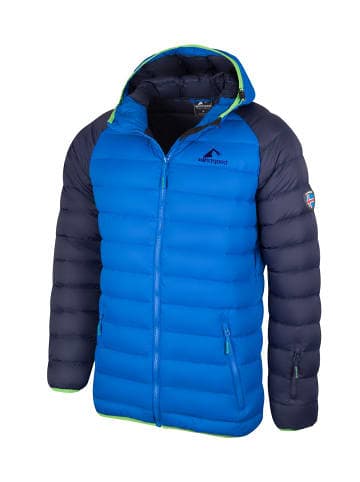 Westfjord Herren Daunenjacke "Snaefell" in Marineblau / Grün