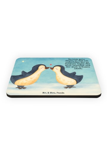 Mr. & Mrs. Panda zettelhalter Pinguin Liebe Design mit Spruch in Weiß