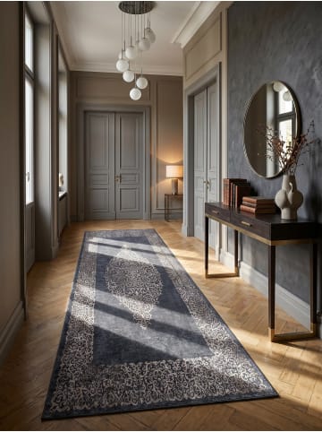 KADIMA DESIGN Teppich Flachgewebe Waschbar Barock PIZOL Strapazierfähig OEKO-TEX
