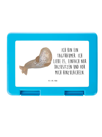Mr. & Mrs. Panda Aufbewahrungsbox Robbe Lachen mit Spruch in Weiß