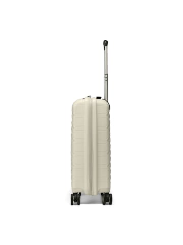 D&N Travel Line 4700 4 Rollen Kabinentrolley 55 cm mit Dehnfalte cream white