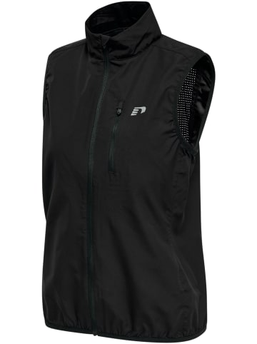 Newline Reißverschluss Vest Reflektierend Logo Women's Core Damen in BLACK