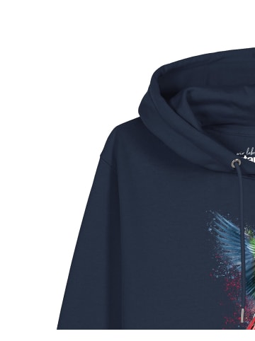 wat? Apparel Sweatshirt Papagei in Dunkelblau