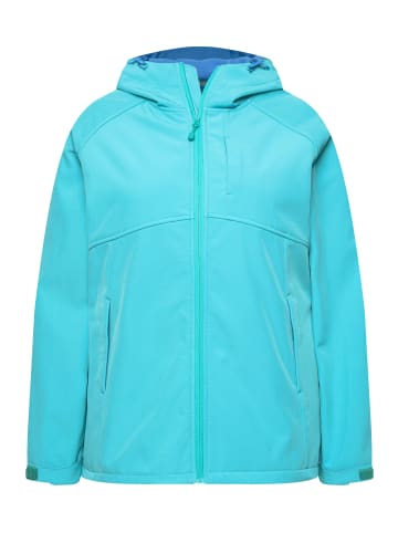 Ulla Popken Softshelljacke in türkis