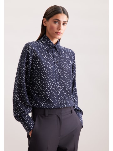 Seidensticker Hemdbluse Regular in Dunkelblau
