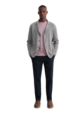 Marc O'Polo Strick-Sakko regular in Cloudy Grey Melange