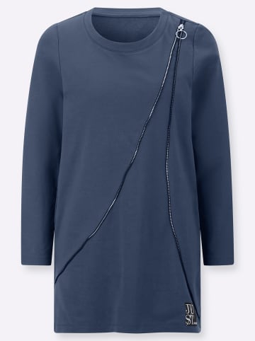 WITT WEIDEN Long-Sweatshirt in rauchblau