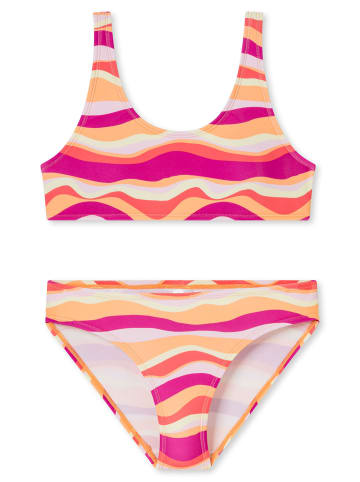 Schiesser Bustier-Bikini Aqua Teens in vivid red