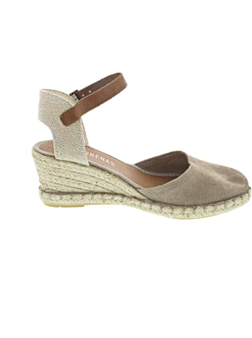Verbenas Malena Serraje Sling Sandalette  Beige