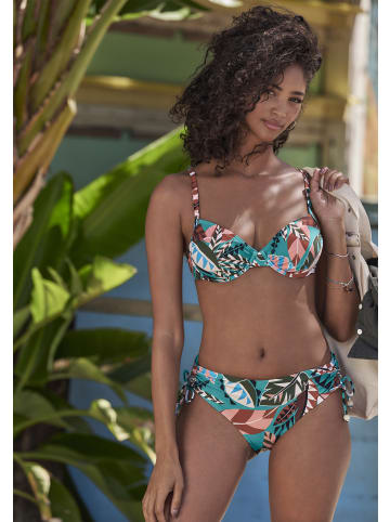 Buffalo Bikini-Hose in aqua bedruckt