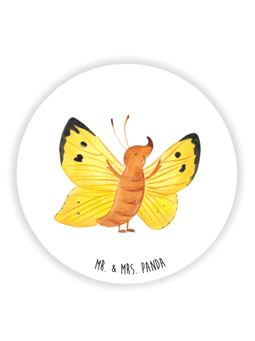 Mr. & Mrs. Panda Kühlschrankmagnet Schmetterling Zitronenfalter ... in Weiß
