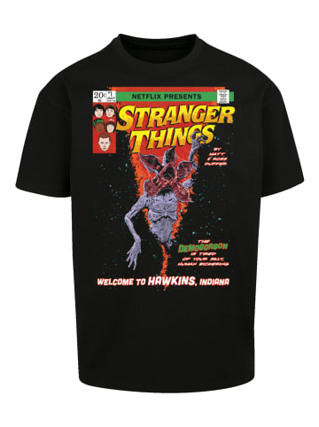 F4NT4STIC Oversize T-Shirt Stranger Things Comic Cover in schwarz