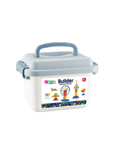 Wisam® Schneeflocken Bausteine Set Koffer 140 Teile Konstruktion