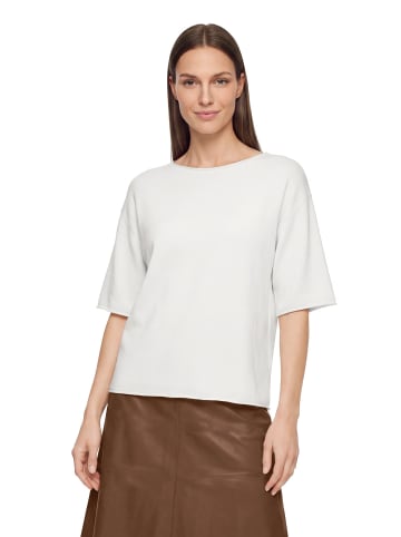 Betty Barclay Strickpullover kurzarm in Rohweiß