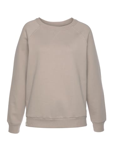 LASCANA Sweatshirt in hellbraun