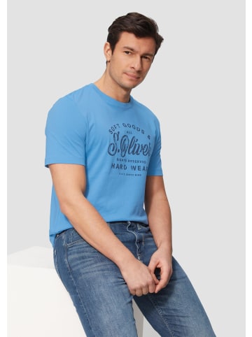 s.Oliver T-Shirt in 55D1_royalblau
