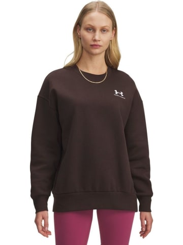 Under Armour Fleecejacke/Fleecepullover "Icon Fleece Os Crew" in Braun