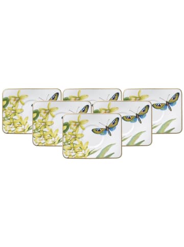Villeroy & Boch 6er Set Mokka- / Espressountertassen Amazonia in Bunt 14 x 11 cm in bunt