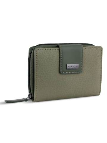 Bugatti Sina Geldbörse RFID Schutz Leder 13.5 cm grün