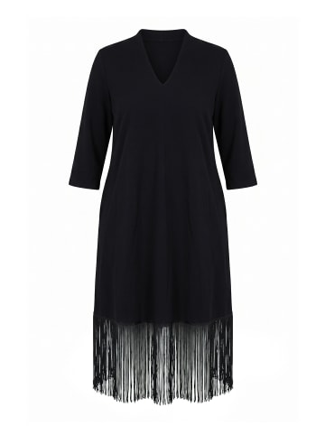Ulla Popken Midikleid in schwarz