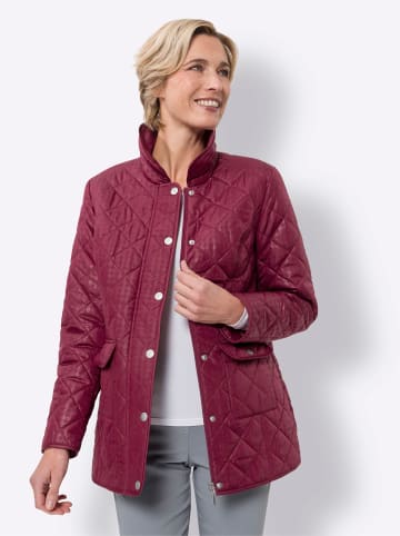 Sieh an! Steppjacke in bordeaux