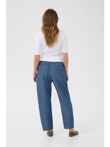 Kaffe Hose KAluise Regular fit in Dark Blue Chambray