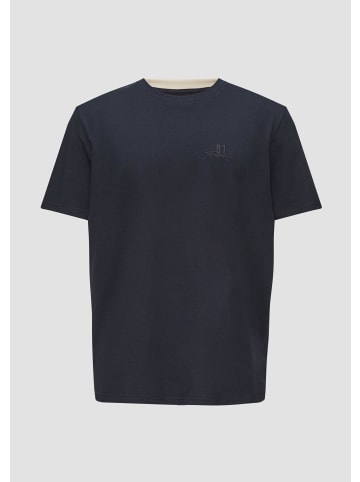 QS T-Shirt in 58L0_tiefblau