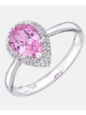 Diamant L'éternel Verlobungsring aus 375 Weißgold mit Diamant mit Saphir