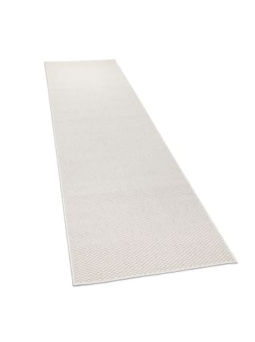 KADIMA DESIGN Teppich Kurzflor Unifarben Wohnzimmer in Creme