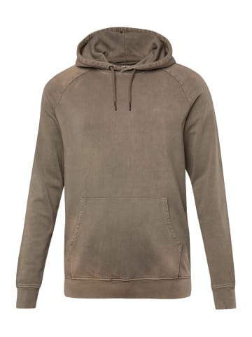 John F. Gee Sweatjacke in braun grau