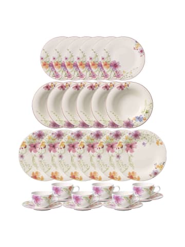 Villeroy & Boch 30-tlg. Geschirr-Set Mariefleur Basic in Bunt