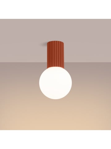 Nice Lamps Plafond ORBITAL 1 red H 21 cm