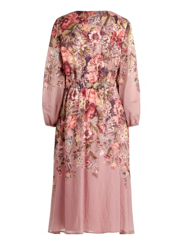 Vera Mont Midikleid mit Print in Dark Pink/Rosé