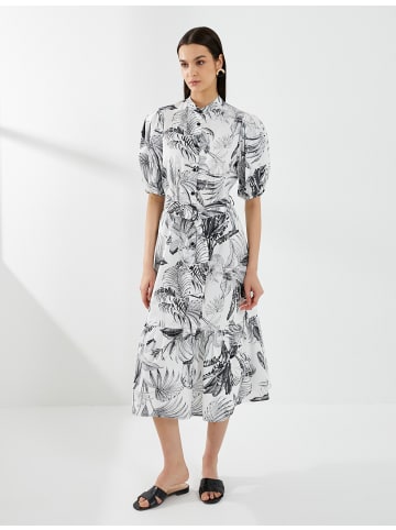 KOTON Kleid in Schwarz Gemustert