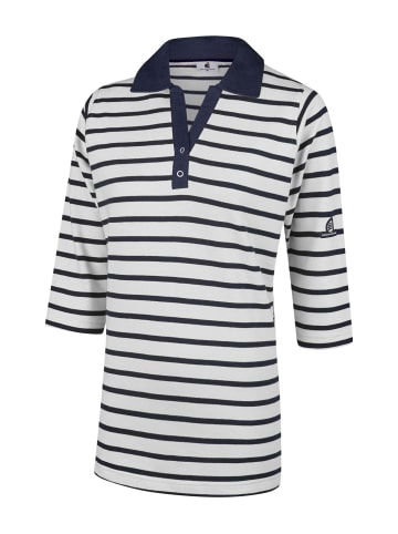 Wind Sportswear 3/4 T- Shirt in white-navy