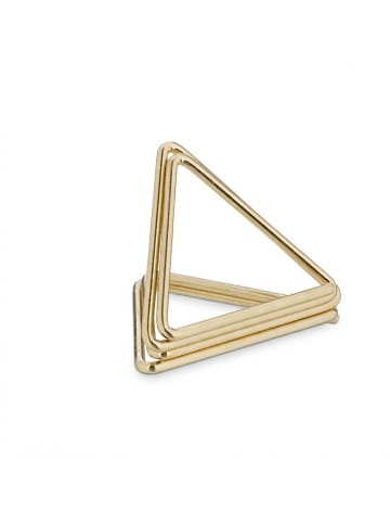 relaxdays 48x Tischkartenhalter "Dreieck" in Gold