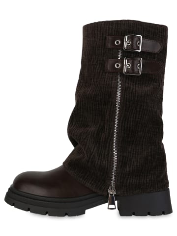 VAN HILL Bikerstiefel Harper in Braun