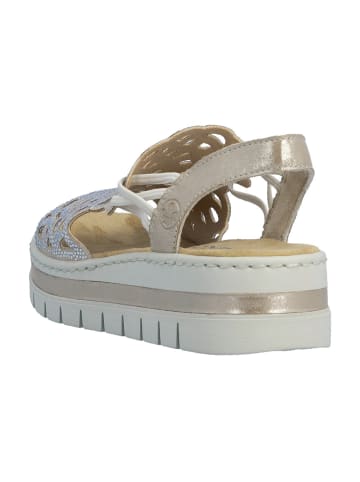 rieker Plateau Sandaletten in Beige
