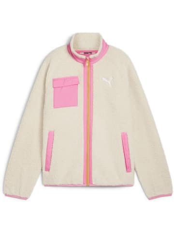 Puma Jacke "Hybrid Sherpa Jacket" in Weiß
