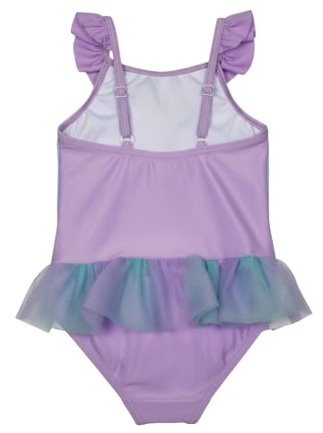 Disney Frozen Disney Die Eiskönigin Badeanzug mit Rüschen Elsa Frozen Schwimmanzug in lila