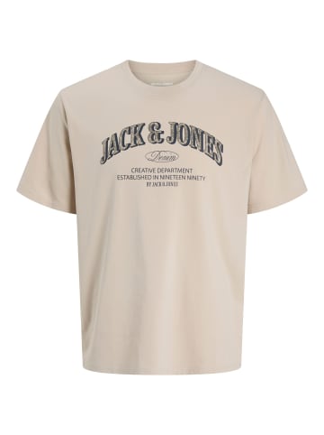 JACK & JONES PLUS T-shirt in Moonbeam