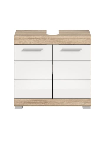 ebuy24 Waschbeckenunterschrank Lambada Weiß 60 x 34 cm